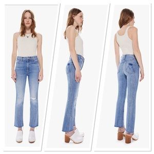 MOTHER Hustler Ankle Fray Jeans